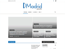 Tablet Screenshot of dmadridnoticias.com